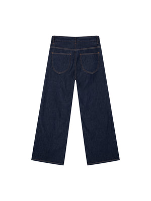 Men's Loose Fit Wide Leg Jeans – Relaxed Baggy Denim Pants