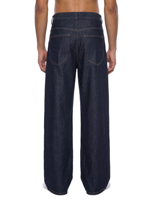 Men's Loose Fit Wide Leg Jeans – Relaxed Baggy Denim Pants