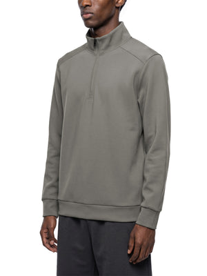 Men's Quarter Zip Sweatshirt – Premium Mock Neck Pullover