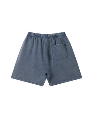 Unisex Vintage Wash Cotton Shorts – Relaxed Fit Streetwear Shorts