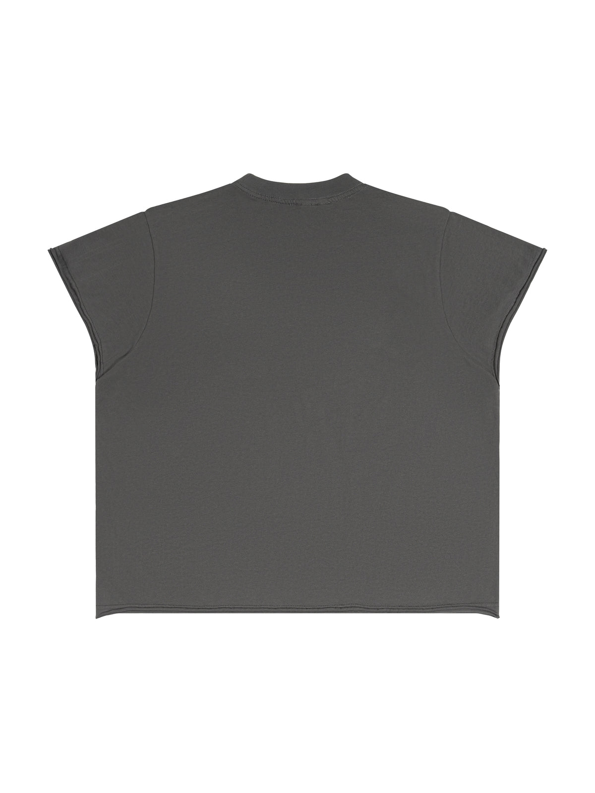 Unisex Boxy Raw Edge T-Shirt – Oversized Heavyweight Vintage Streetwear Tee