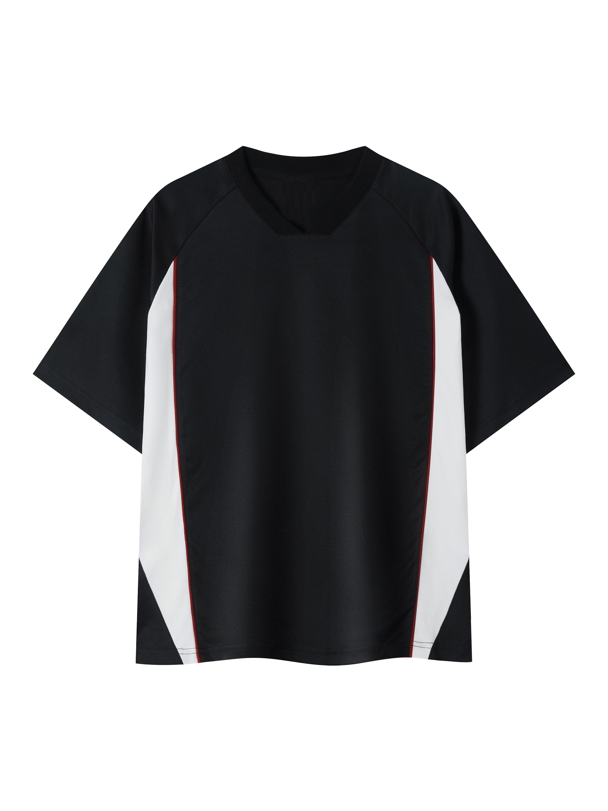 Unisex Color Block Performance T-Shirt – Quick-Dry Athletic Streetwear Tee