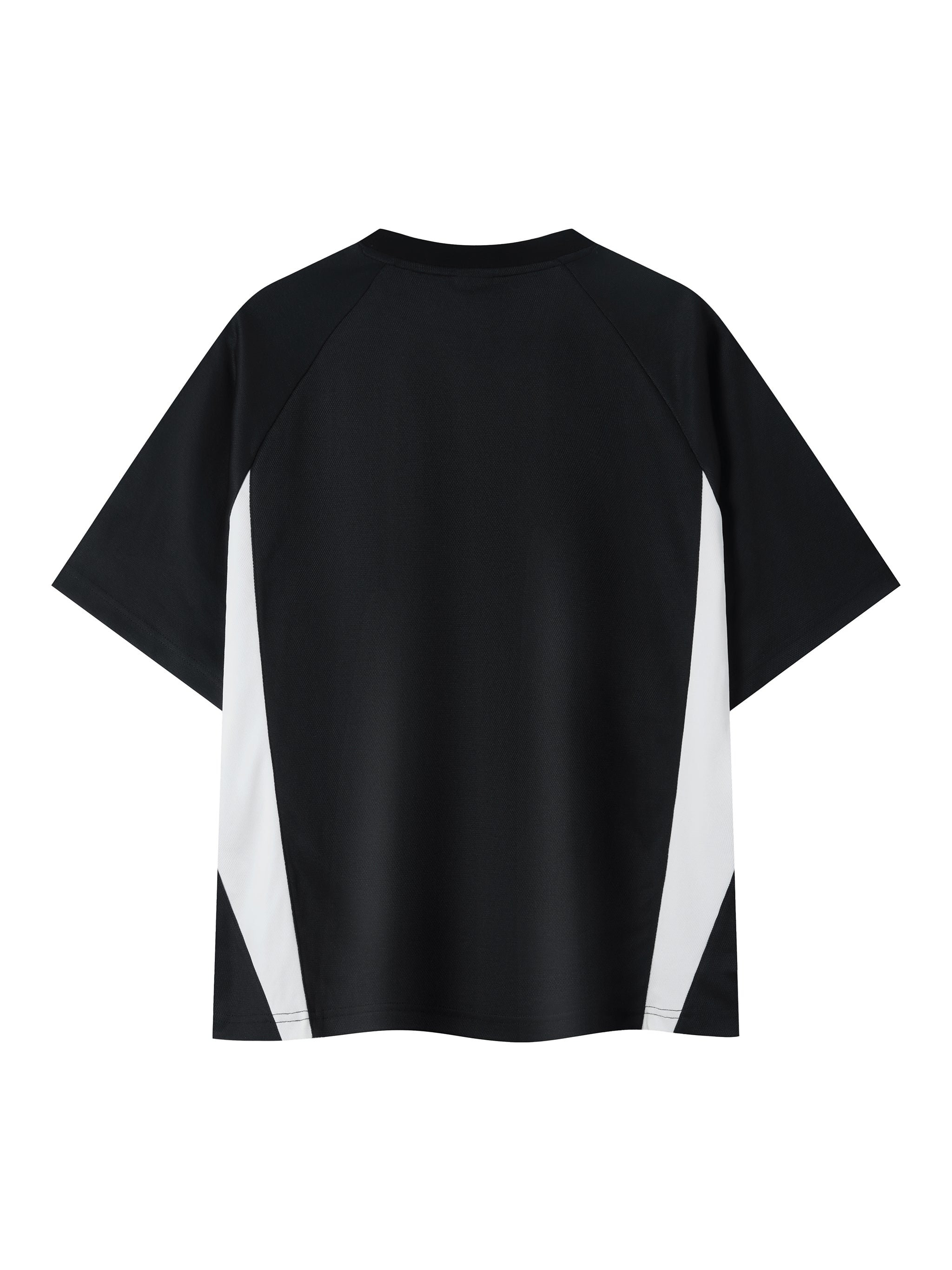 Unisex Color Block Performance T-Shirt – Quick-Dry Athletic Streetwear Tee