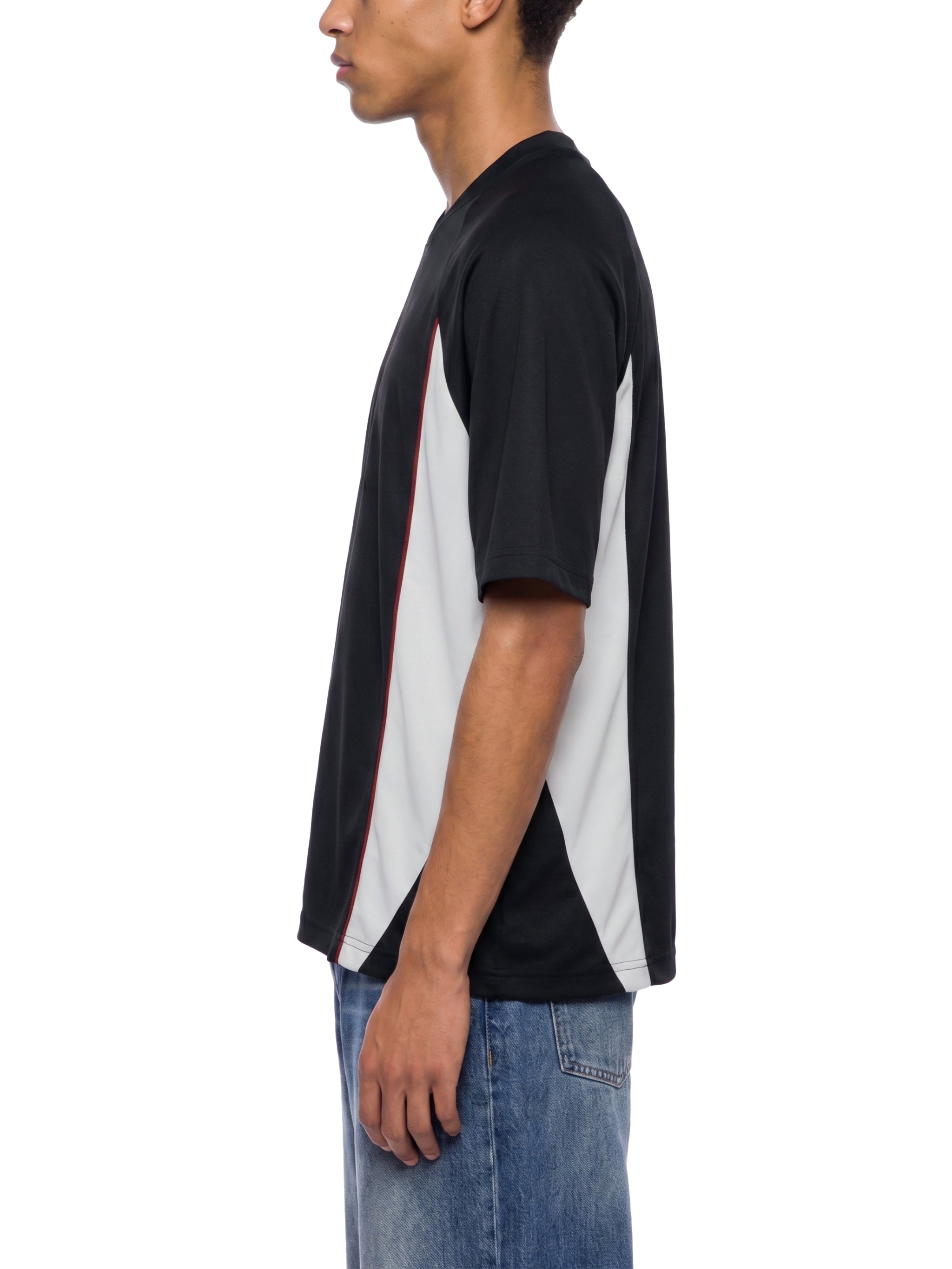 Unisex Color Block Performance T-Shirt – Quick-Dry Athletic Streetwear Tee