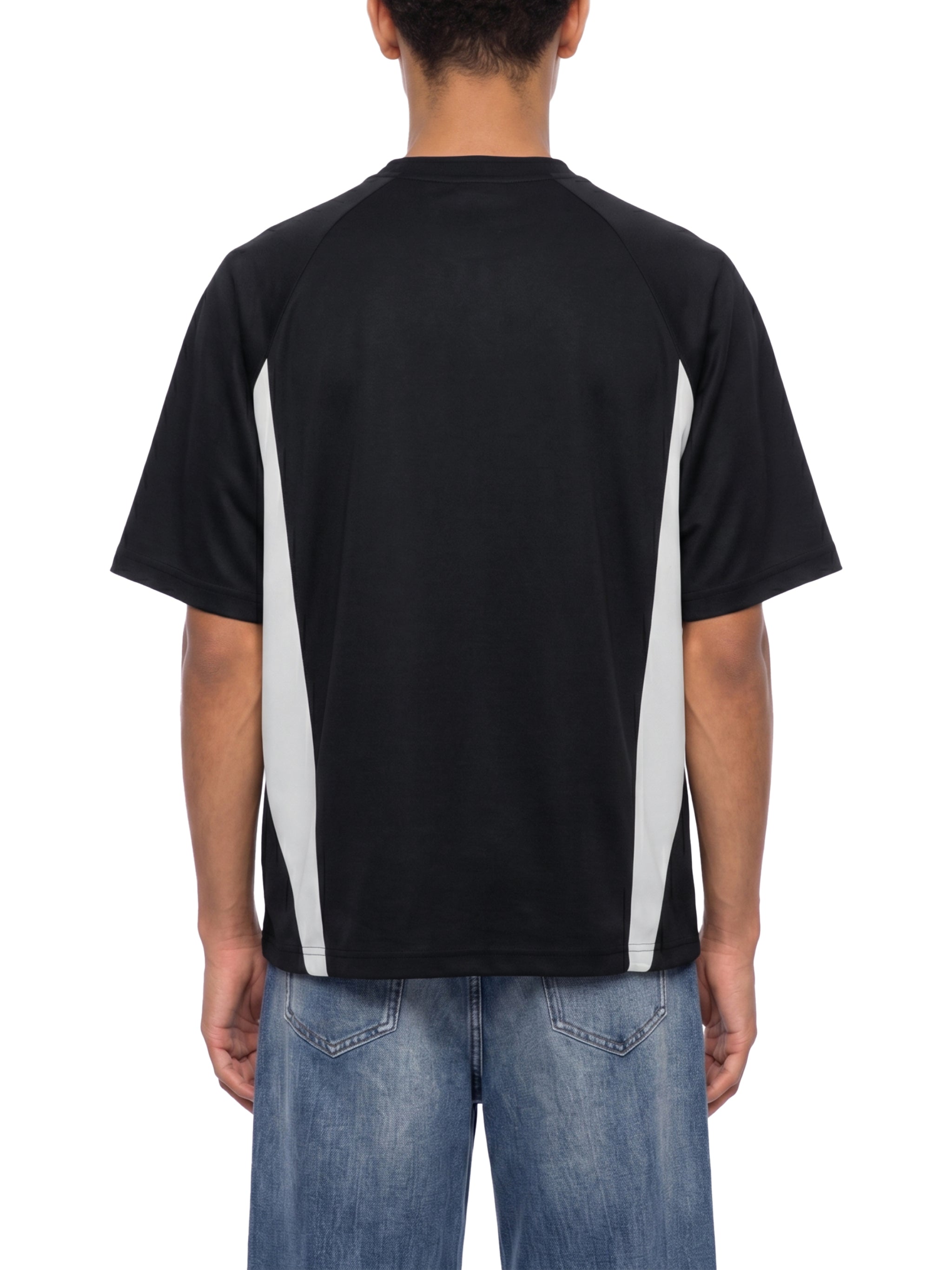 Unisex Color Block Performance T-Shirt – Quick-Dry Athletic Streetwear Tee