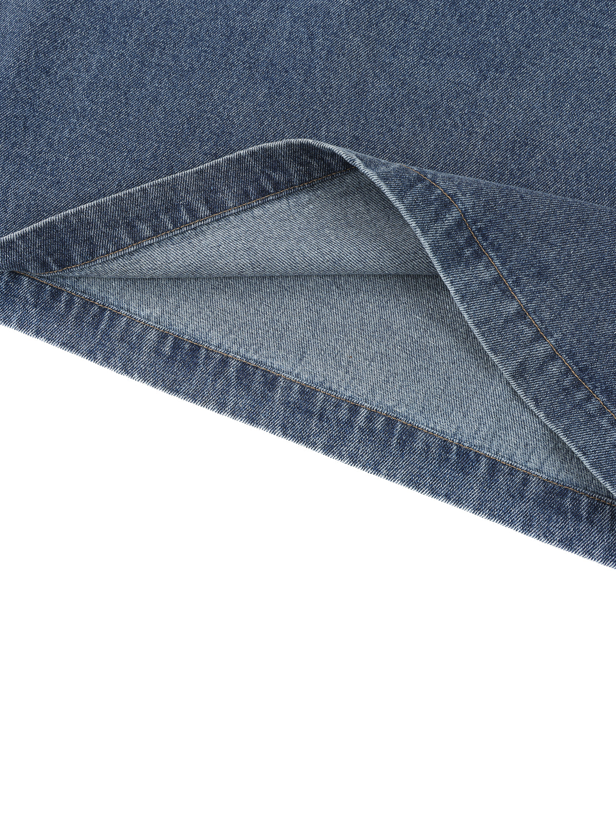 Unisex Oversized Vintage Wash Quarter Zip Denim Shirt – Boxy Streetwear Pullover