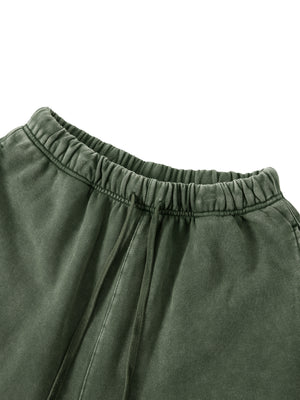 Unisex Vintage Wash Cotton Shorts – Relaxed Fit Streetwear Shorts