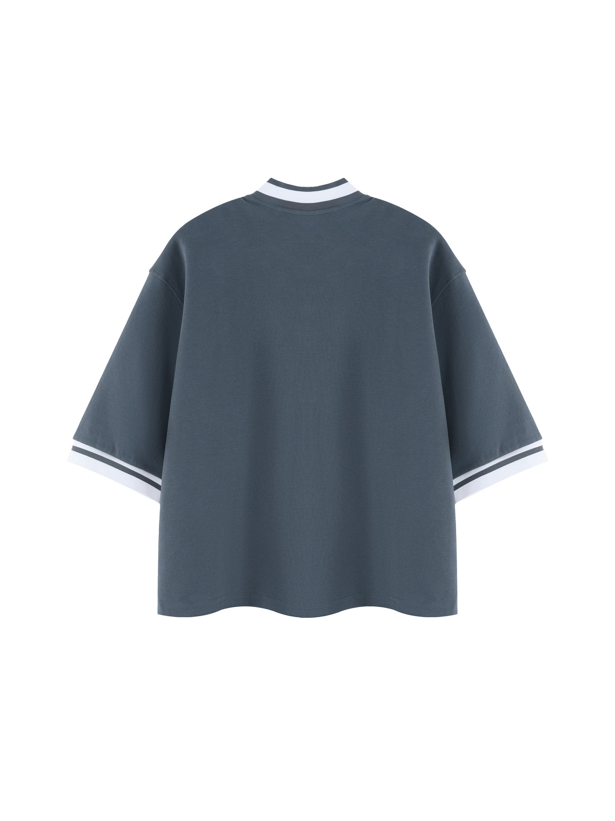 Unisex Heavyweight Boxy Baseball Jersey – Oversized Vintage Streetwear Button-Up Shirt