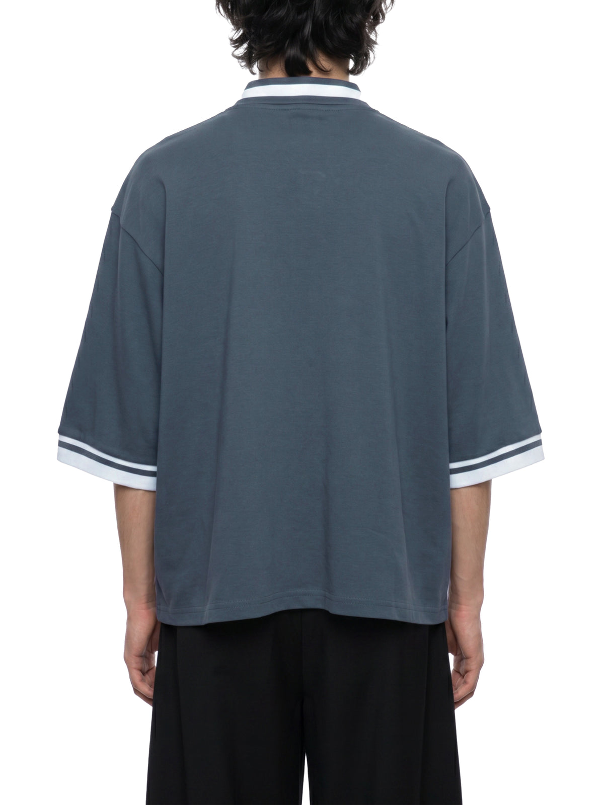 Unisex Heavyweight Boxy Baseball Jersey – Oversized Vintage Streetwear Button-Up Shirt