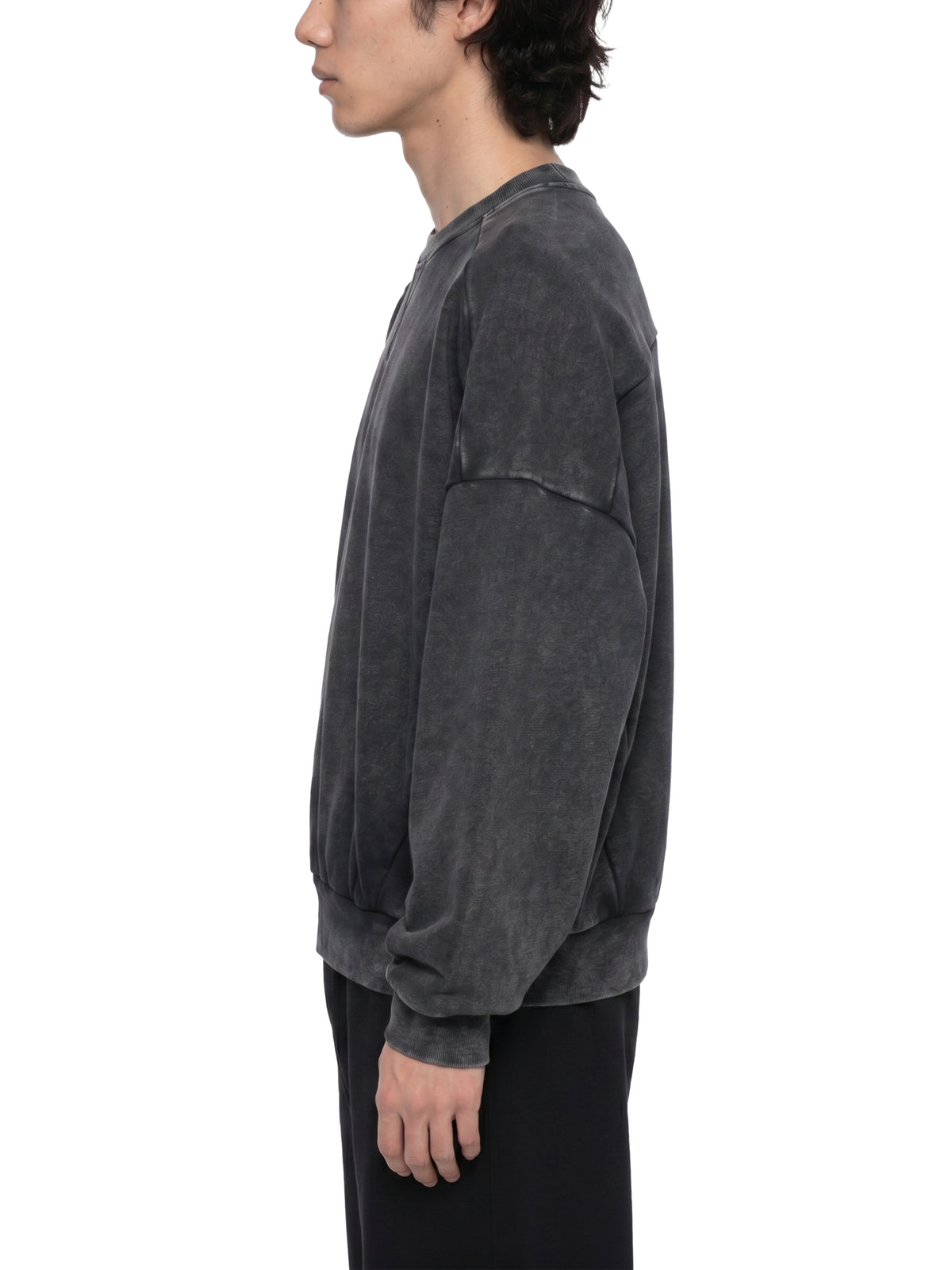 Unisex Mineral Wash Boxy Sweatshirt – Oversized Heavyweight Vintage Streetwear Crewneck