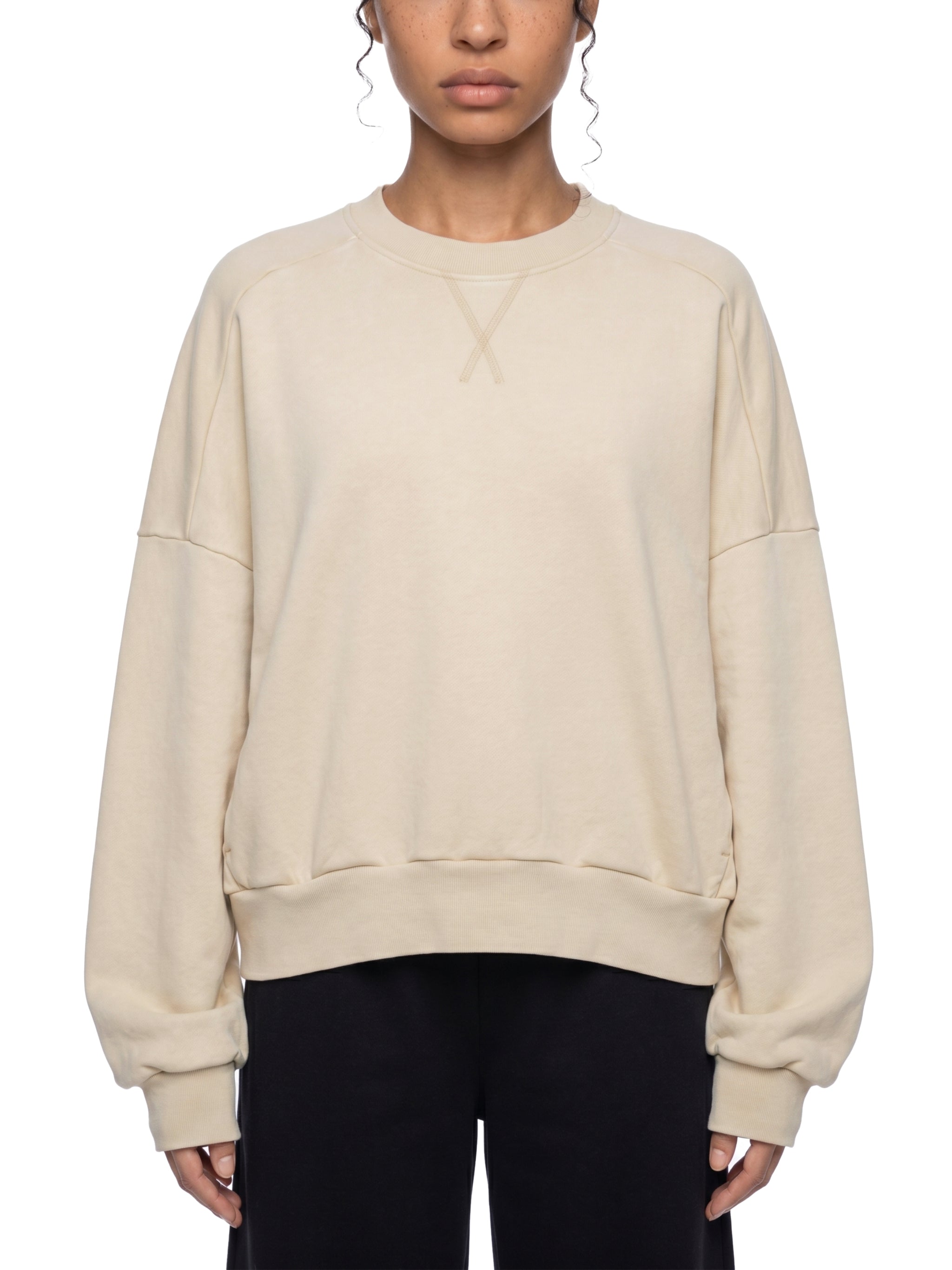 Unisex Mineral Wash Boxy Sweatshirt