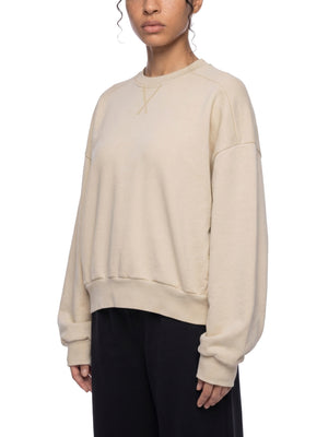 Unisex Oversized Mineral Wash Sweatshirt – Vintage Heavyweight Cotton Boxy Crewneck