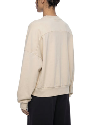 Unisex Oversized Mineral Wash Sweatshirt – Vintage Heavyweight Cotton Boxy Crewneck