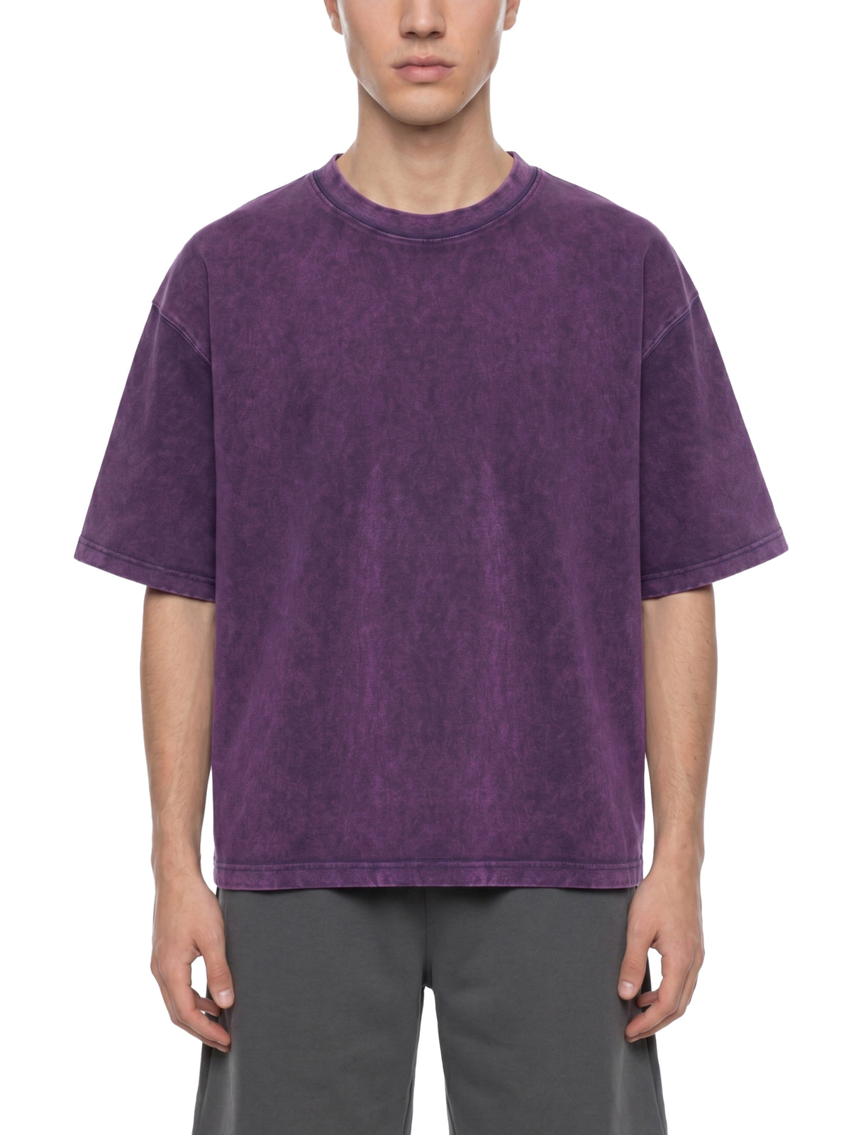 Unisex Heavyweight Mineral Wash Boxy T-Shirt – Premium Oversized Vintage Streetwear Tee