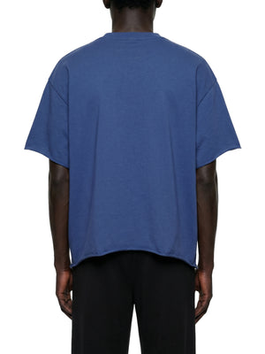 Unisex Boxy Raw Edge T-Shirt – Oversized Premium Cotton Streetwear Tee