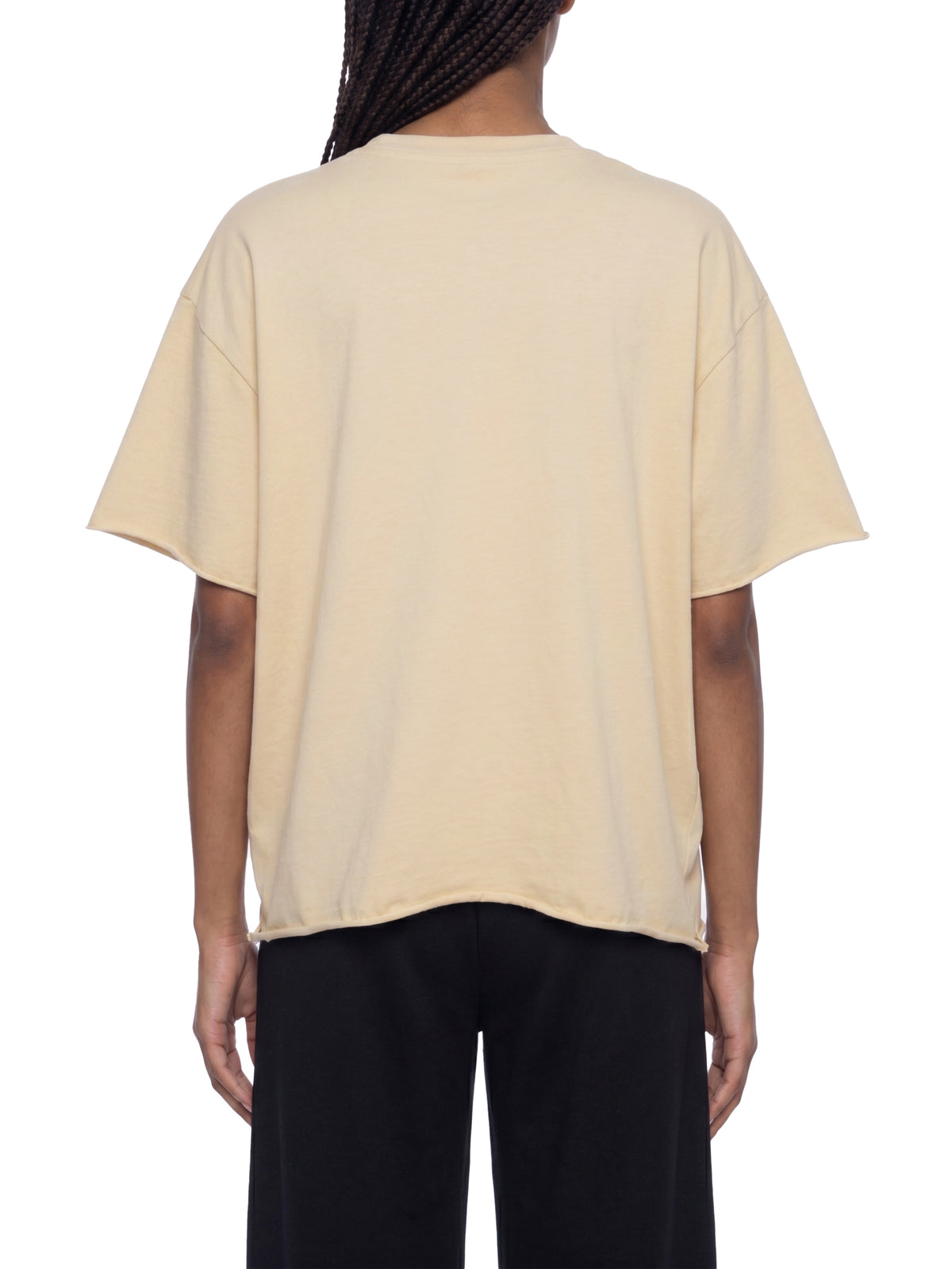 Unisex Boxy Raw Edge T-Shirt – Oversized Premium Cotton Streetwear Tee