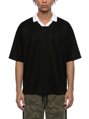 Unisex Striped Boxy Soccer Jersey – Oversized Retro Football Streetwear Shirt