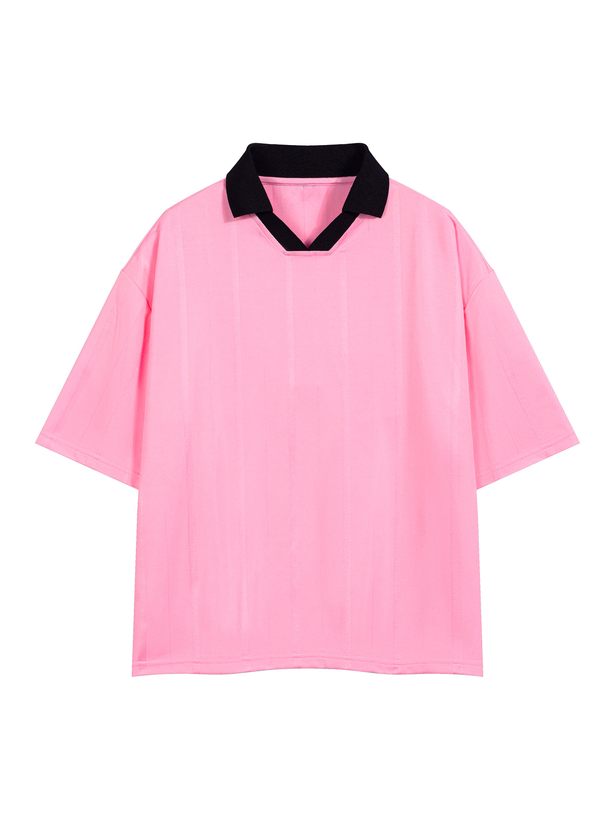 Unisex Striped Boxy Soccer Jersey – Oversized Retro Football Streetwear Shirt