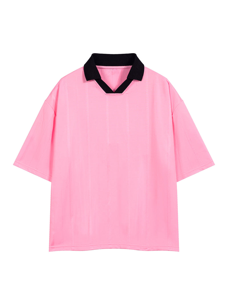 Unisex Striped Boxy Soccer Jersey