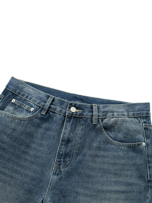 Men's Vintage Wash Denim Jeans