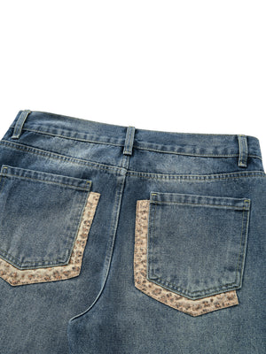 Men's Vintage Wash Denim Jeans