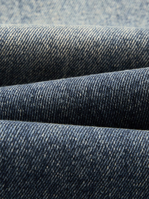 Men’s Vintage Wash Straight Leg Denim Jeans