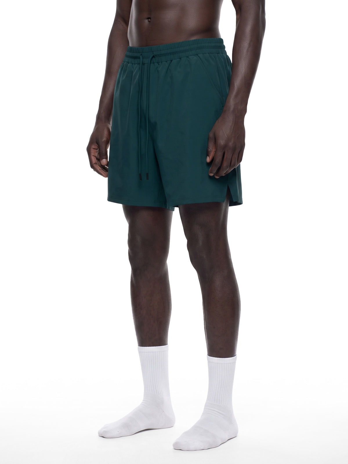 Men's Pocketed Compression-Lined Performance Shorts