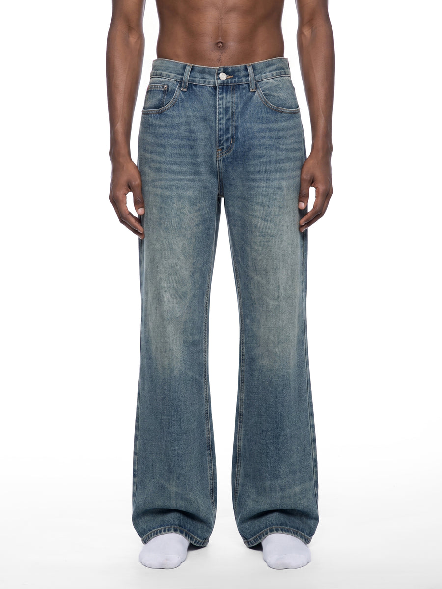 Men's Vintage Wash Denim Jeans alternate view