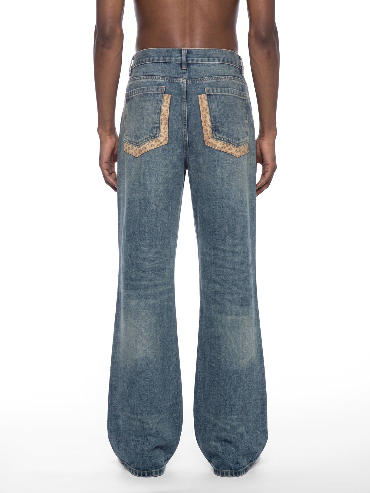Men's Vintage Wash Denim Jeans