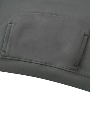 Unisex Fleece Raglan Color Block Hoodie