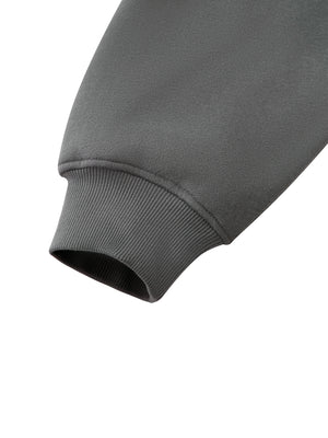Unisex Fleece Raglan Color Block Hoodie