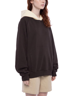 Unisex Fleece Raglan Color Block Hoodie