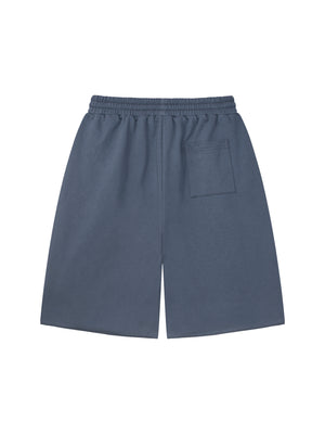 Unisex Loose Raw Edge Shorts