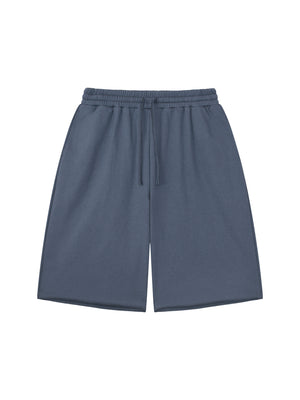 Unisex Loose Raw Edge Shorts