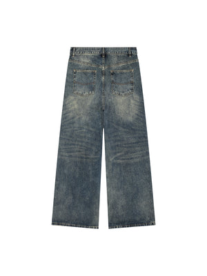 Men's Vintage Wash Denim Jeans