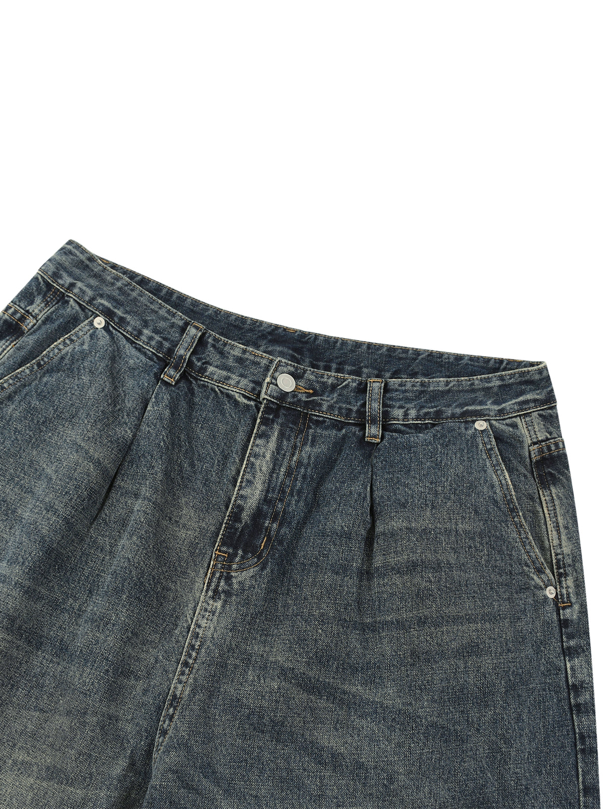 Men's Vintage Wash Denim Jeans