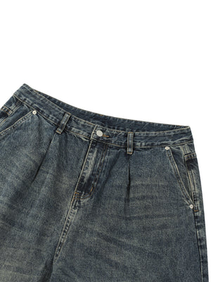 Men's Vintage Wash Denim Jeans