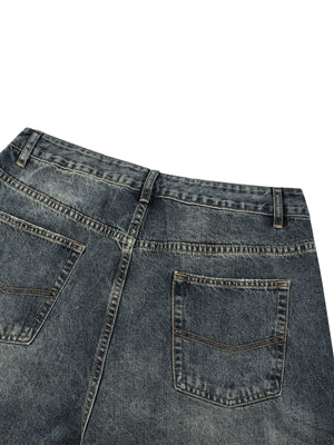 Men's Vintage Wash Denim Jeans