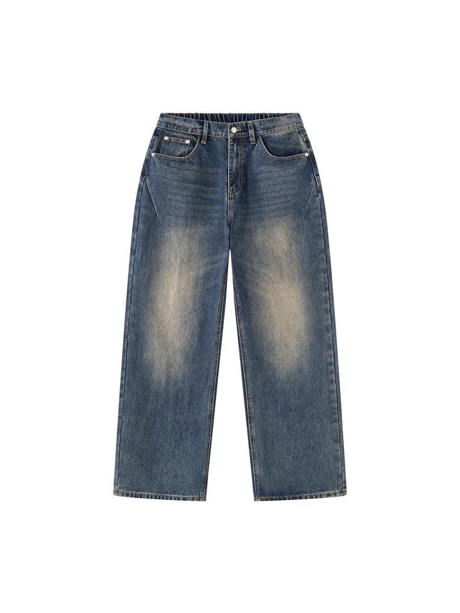 Men's Vintage Wash Denim Jeans - MYN2O