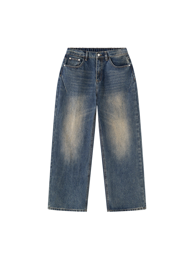 Men's Vintage Wash Denim Jeans