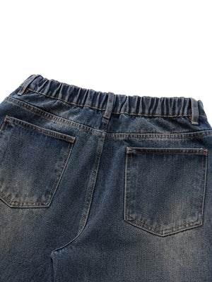 Men's Vintage Wash Denim Jeans