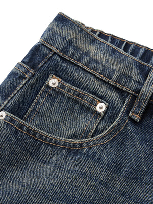 Men's Vintage Wash Denim Jeans