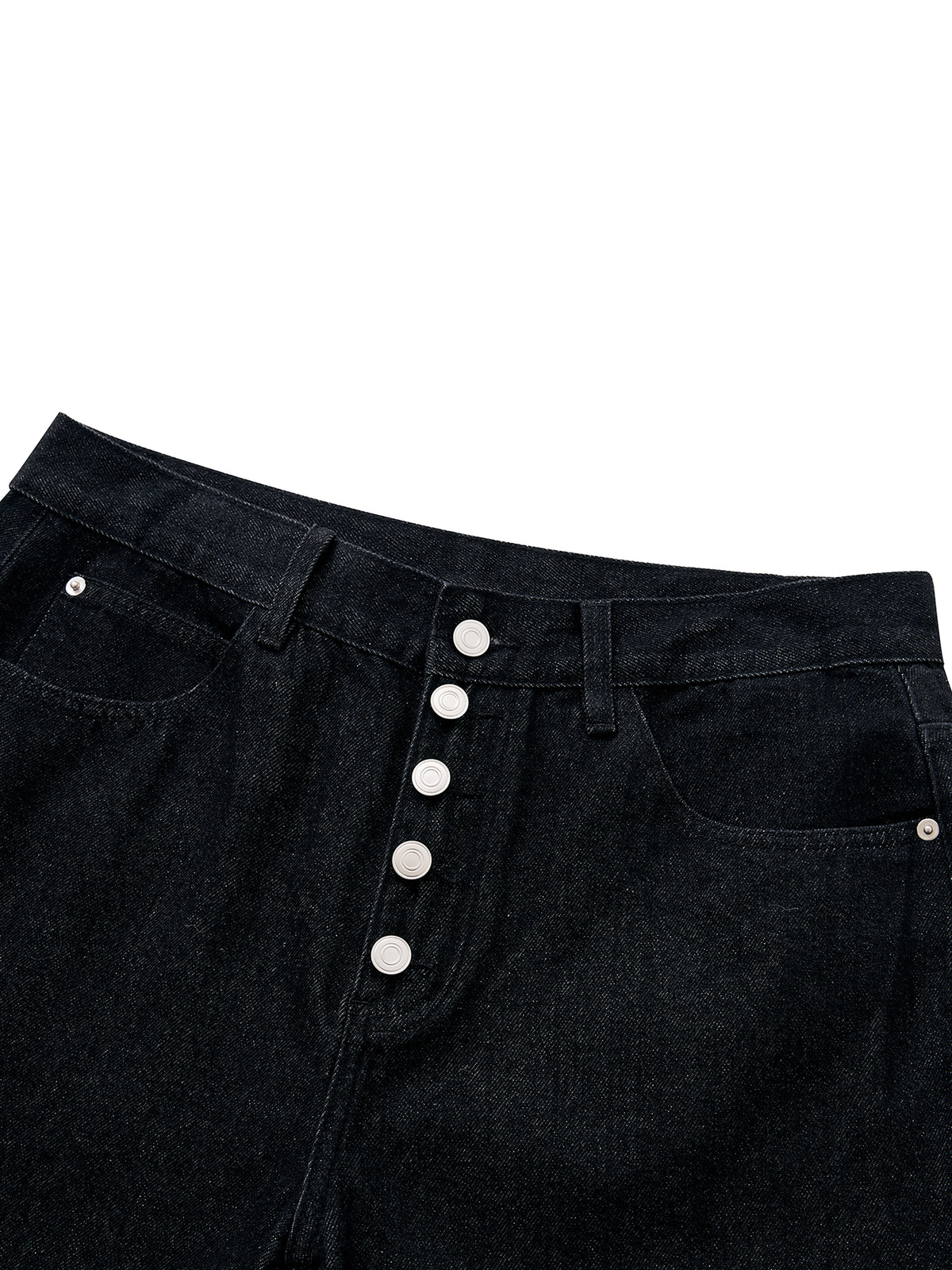 Men's Vintage Wash Wide Leg Denim Jeans