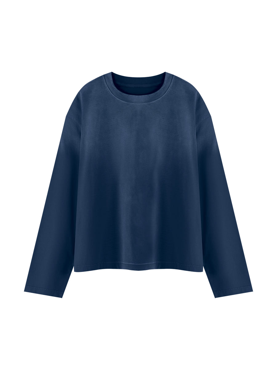 Unisex Sunfade Boxy Long Sleeve T-Shirt - MYN2O