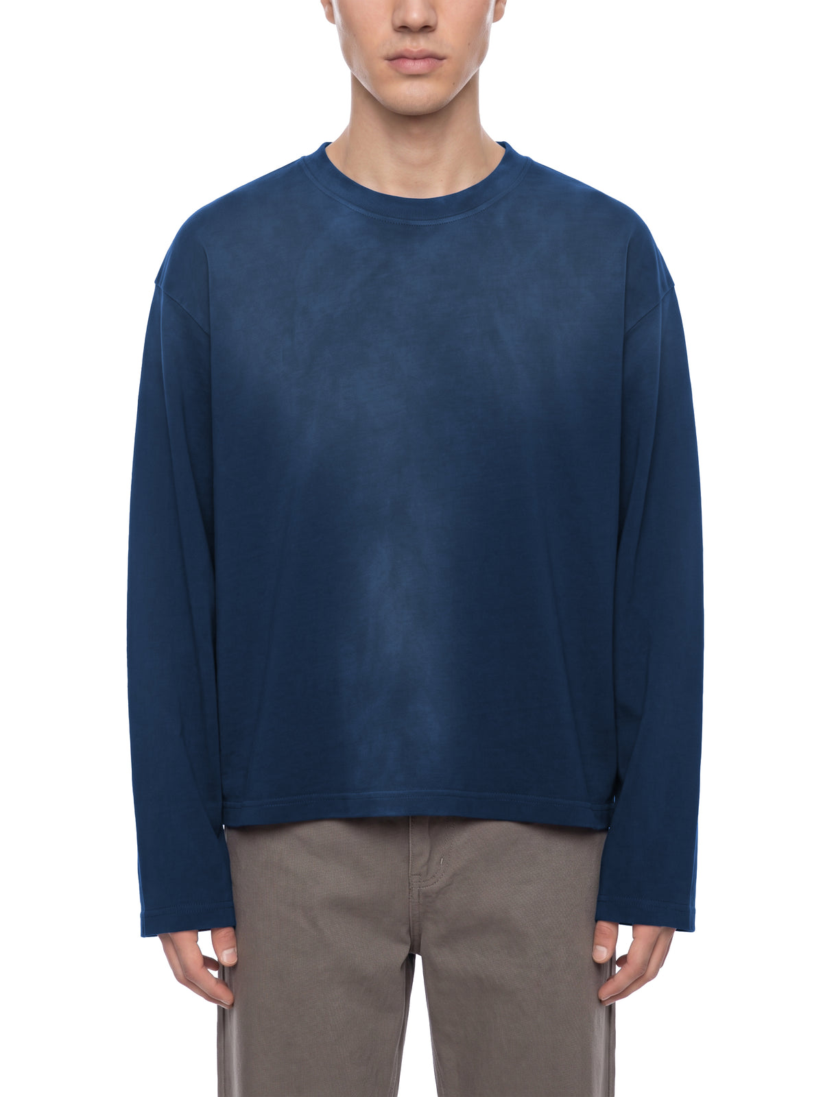 Unisex Sunfade Boxy Long Sleeve T-Shirt