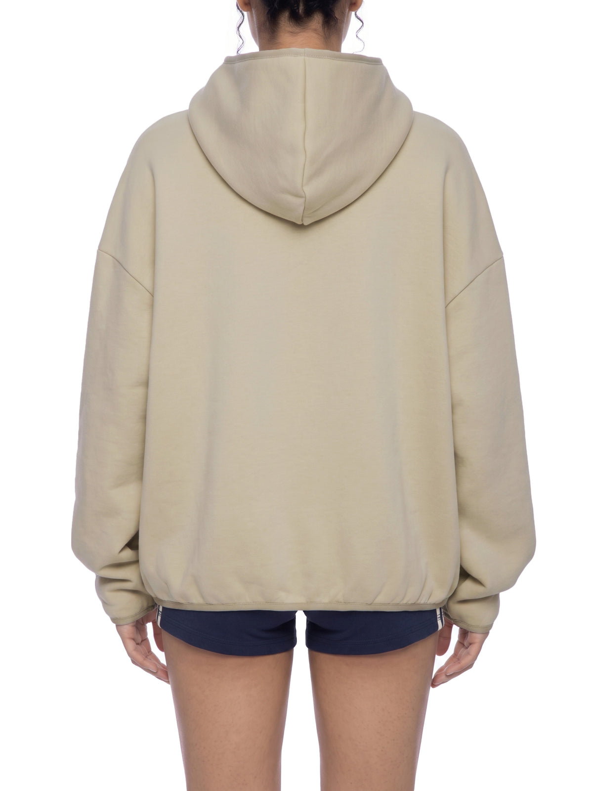 Unisex Boxy Piping Fleece Hoodie