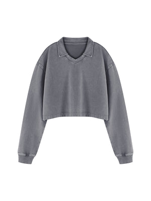 Women’s Vintage Wash Crop Sweatshirt