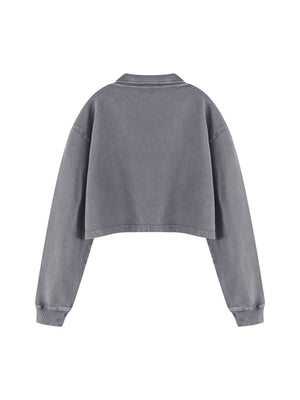 Women’s Vintage Wash Crop Sweatshirt