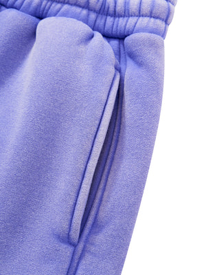 Unisex Vintage Wash Barrel Leg Fleece Sweatpants