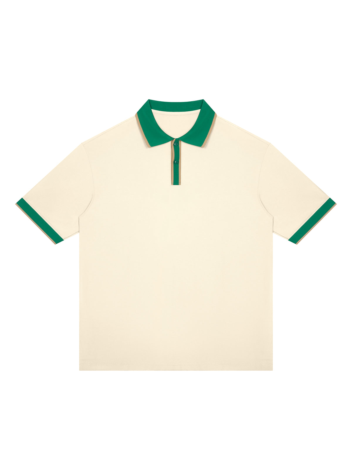 Unisex Color Block Polo Shirt